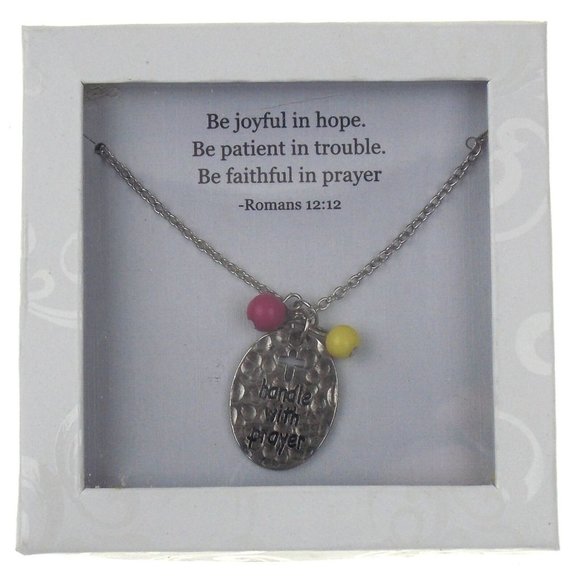 Jewelry Necklace Bracelet Religious Lot 8 Faith God Love Hope Dream Believe - Picture 3 of 3